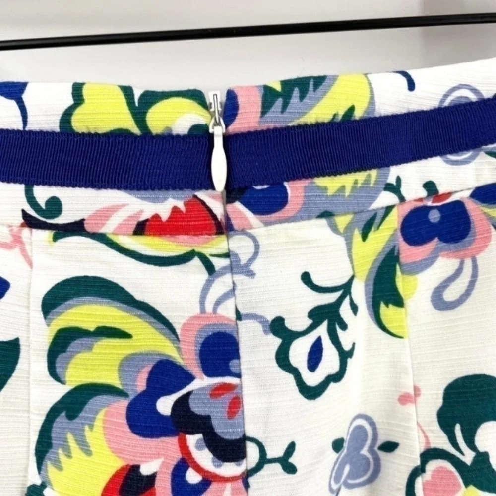 Boden White Floral Pencil Skirt - Picture 6 of 12